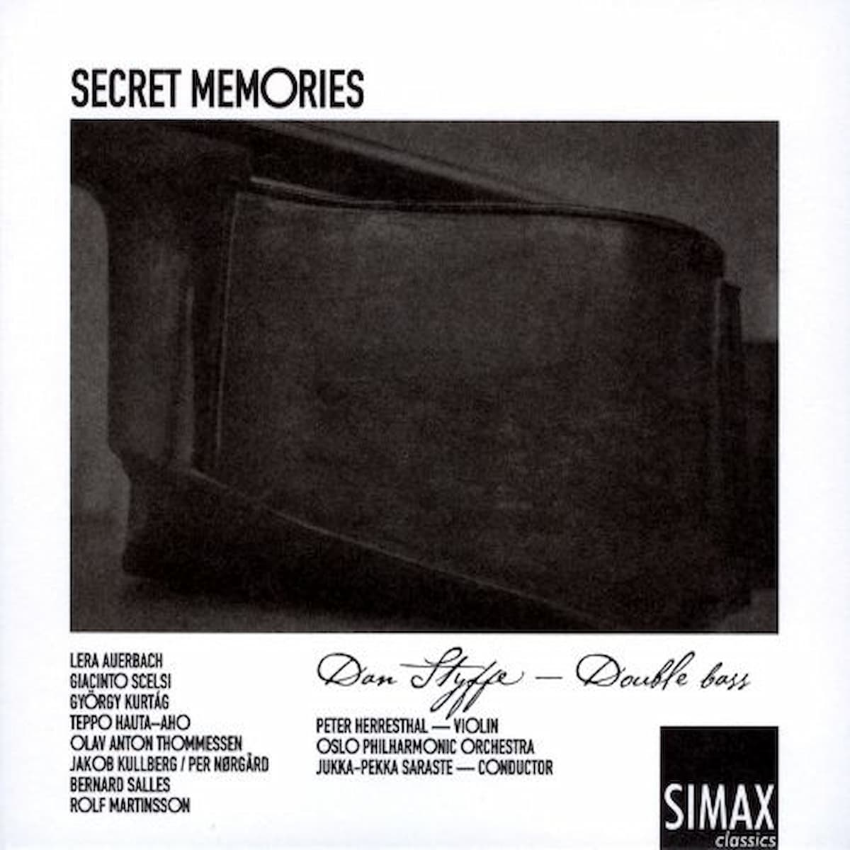 Record cover artwork for Secret Memories